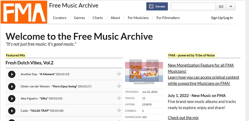 free music archive as a hip hop download sites