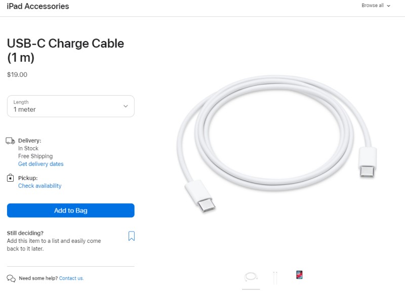 replace charger to fix ipad not charging