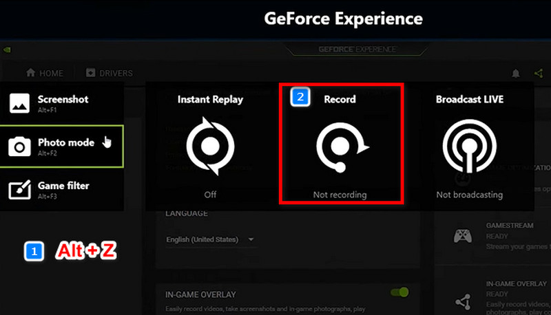 record gameplay on nvidia geforce experience