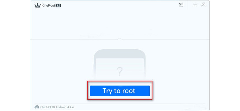 click the try the root