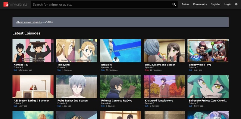 animeultima as a free anime app for android