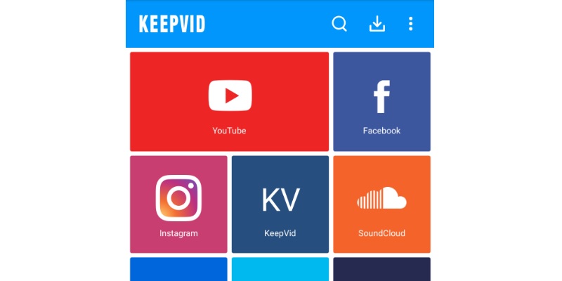 Keepvid como descargador gratuito de YouTube para Android