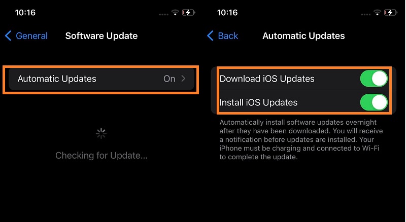 update iphone without itunes with automatic update