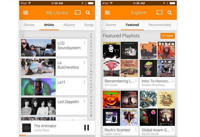 google play music como descargador de mp3 gratuito para android