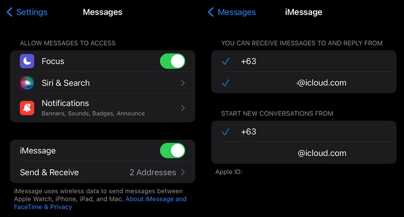 fix imessage not syncing on mac using iphone