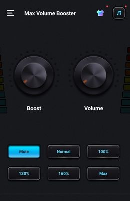 amplificador de volumen máximo