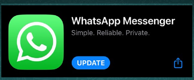 update whatsapp on iphone and android