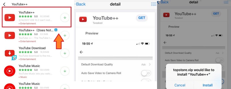 youtube plus plus as youtube to mp3 iphone