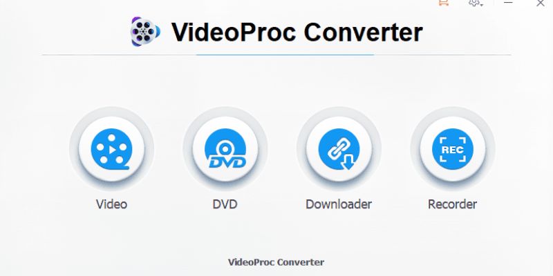 interfaz de conversión de videoproc