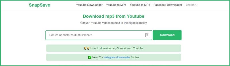 yt song downloader interface