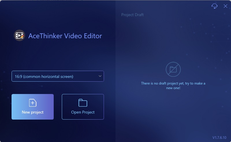 acethinker video editor pro step 1