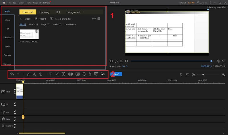 acethinker video editor pro step 3