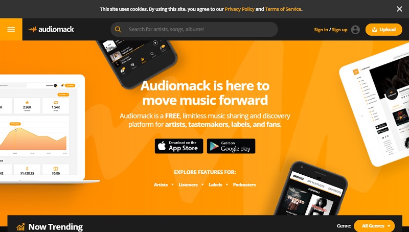 descargar musica gratis a itunes usando audiomack