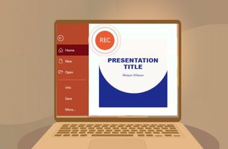 Grabe una presentación de PowerPoint de las formas más funcionales