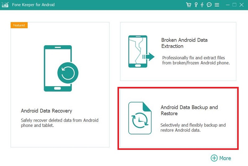 fonekeeper-a-choose-the-android data backup and restore