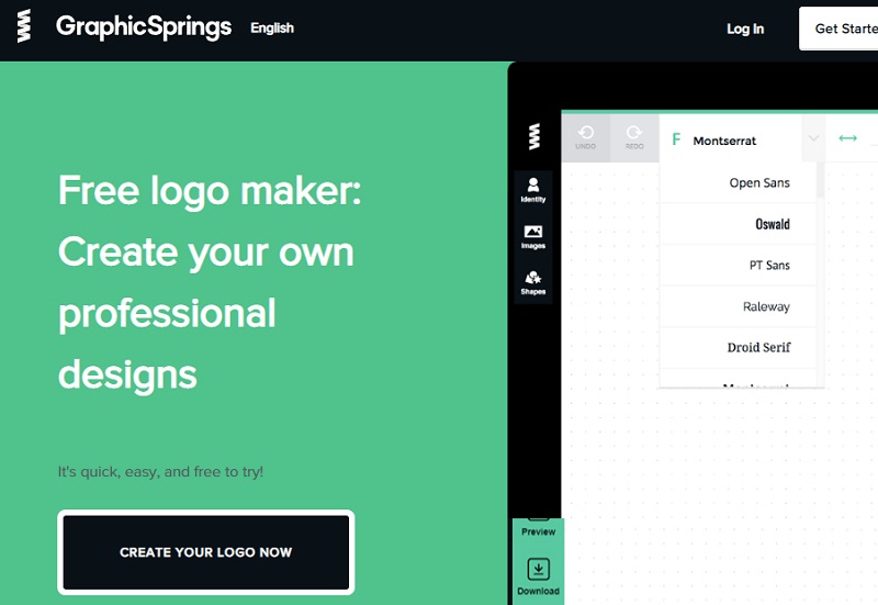 graphicsprings main interface