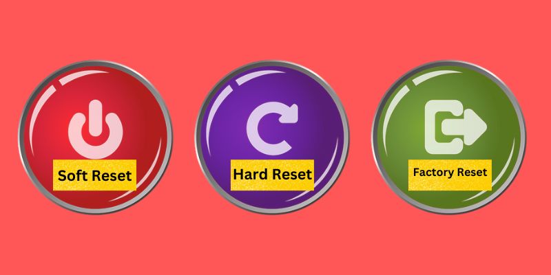 difference between soft hard and factory reset