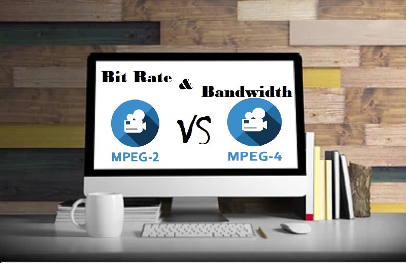 mpeg2 frente a mpeg4 tasa de bits y ancho de banda