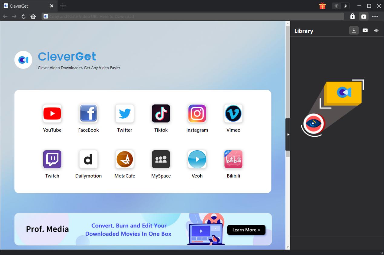 cleverget main interface
