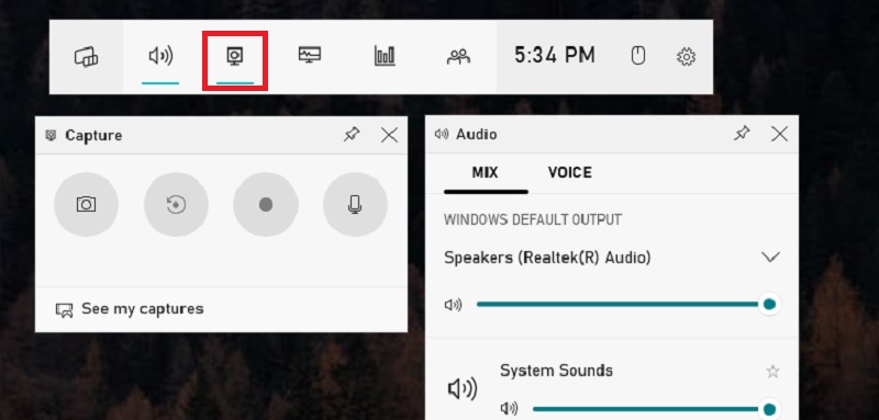 screen record with microphone using xbox game bar