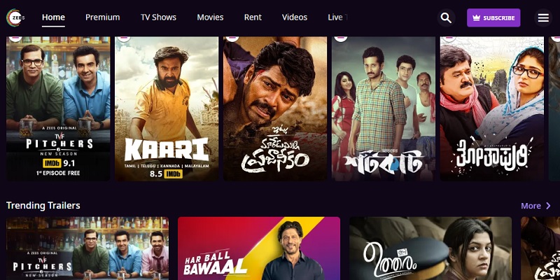 watch gujarati movies online using zee5
