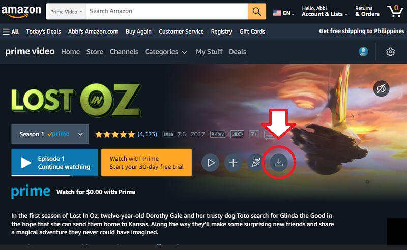 download rented movies on amazon prime