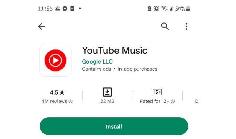 download yt music on android