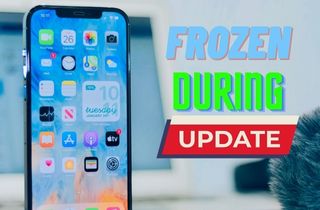 feature iphone frozen during update