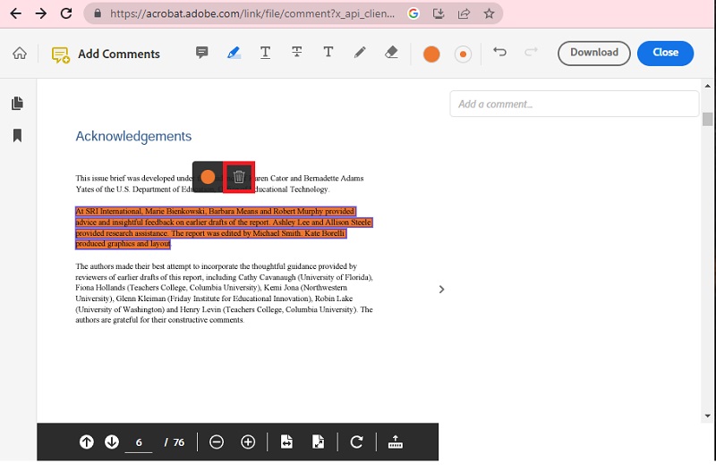 remove the highlight from pdf with a free online tool