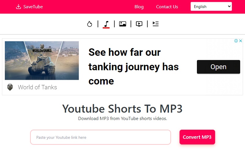 convert youtube shorts to mp3 saveTube
