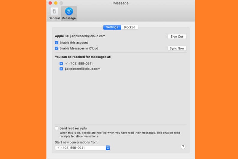 backup sms on mac