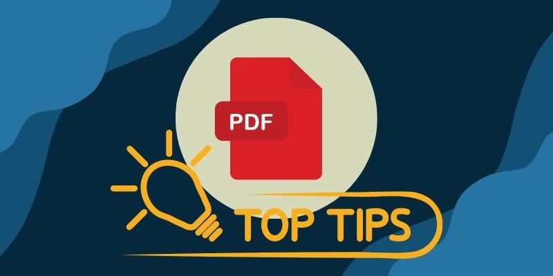 edit scanned pdf tips display image