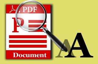 identify PDF fonts
