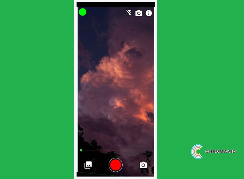 chromavid green screen interface