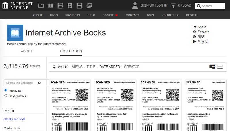 internet archive books as sites to download pdf books