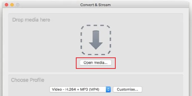 convert mov to mp4 vlc mac upload the file