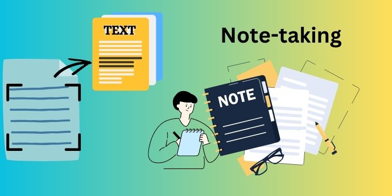 handwriting to text for note-taking