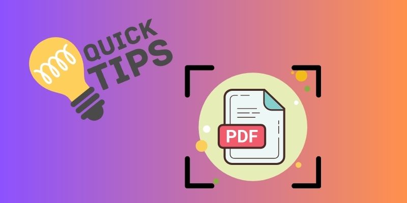 tips for converting scanned pdfs