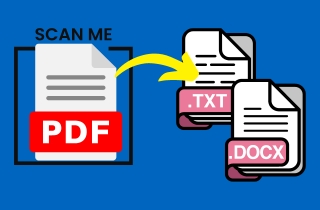 convert scanned pdf to text