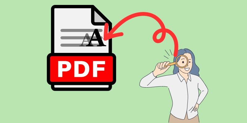 optimize scanned pdf text recognition display image
