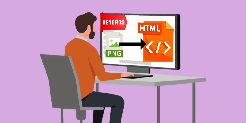 png to html benefits displayed image