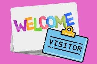 welcome message visitors