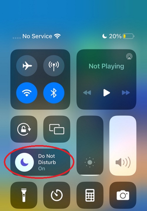 disabled do not disturb feature