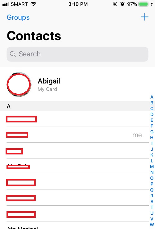 go to contacts app and check all the restored contacts