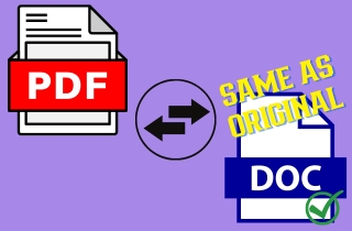 feature convert pdf to word without losing formatting