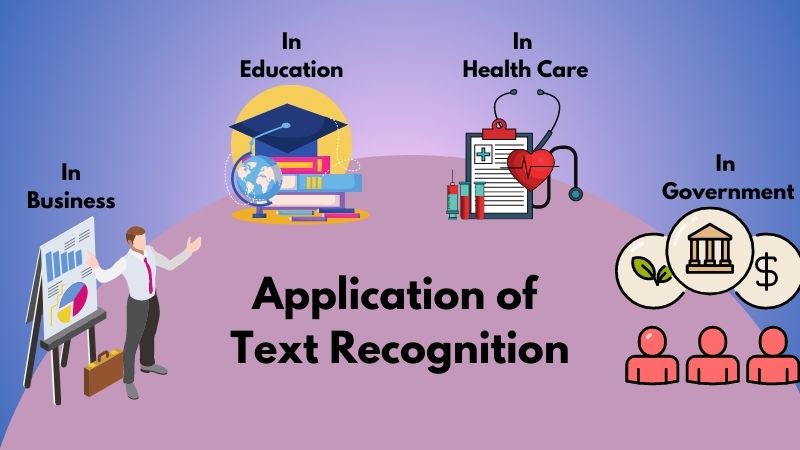 application of text recognition