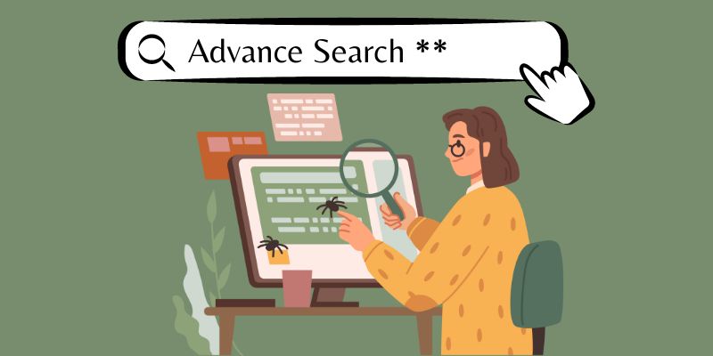 employing advanced search operators and wildcards