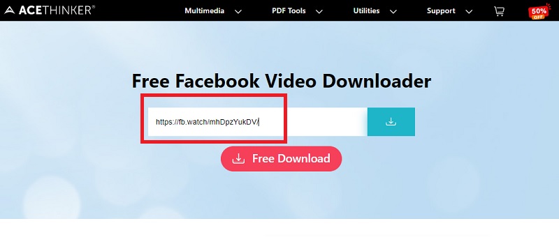 download facebook videos on mac acethinker paste url