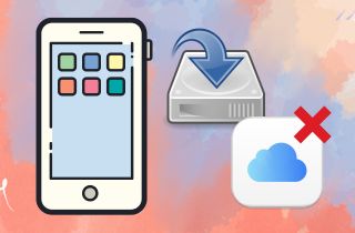 backup iphone without icloud