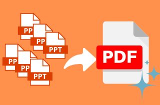 feature combine powepoints into one pdf